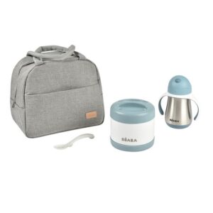 Beaba-On-The-Go-Mealtime-komplekt-Windy-Blue