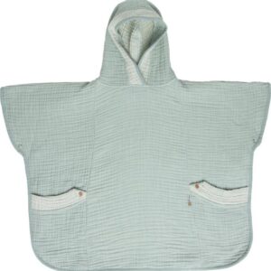 Bebe-jou-vannilina-poncho-Pure-Cotton-Green