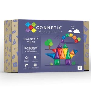 Connetix-magnetklotsid-24tk-Rainbow-Mini-Pack