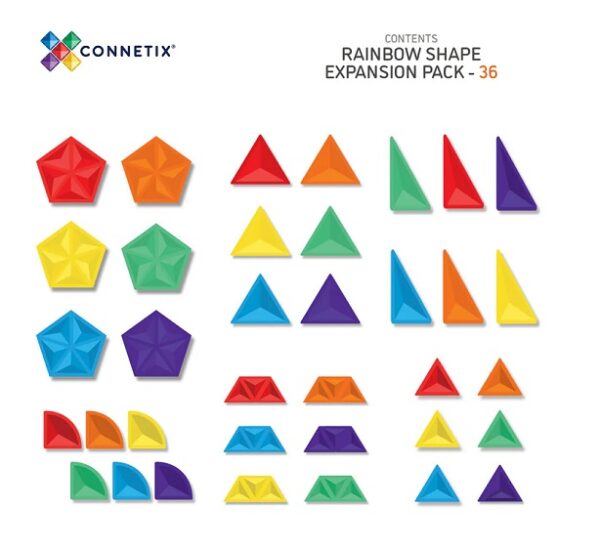Connetix-magnetklotsid-36tk-Rainbow-Shape-Expansion-Pack1