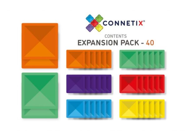 Connetix-magnetklotsid-40-tk-Expansion-Pack-osad