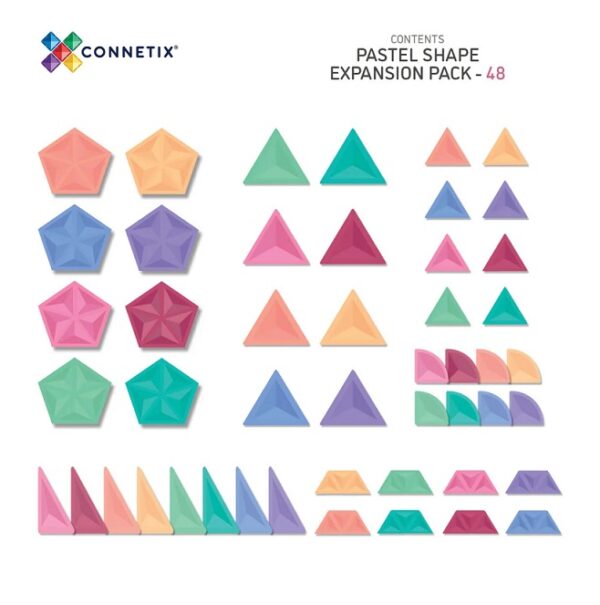 Connetix-magnetklotsid-48tk-Pastel-Shape-Expansion-Pack1