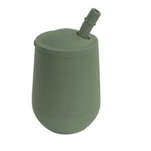 EZPZ-silikoonist-joogitops-Mini-Cup-Straw-Training-System-olive