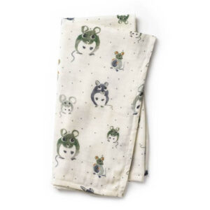 Elodie-Details-Bamboo-Muslin-Blanket-Forest-Mouse-1