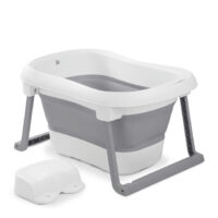 Hauck-kokkupandav-beebivann-Wash-N-Fold-L-White-Stone