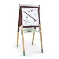 Janod-kriidi-ja-magnettahvel-Burgundy-Green