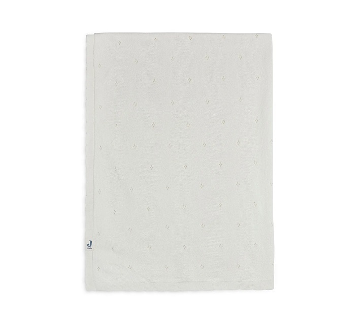 Jollein-kootud-beebitekk-Pointelle-Ivory-75x100cm