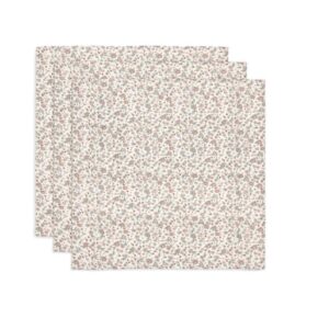 Jollein-muslinlinad-Retro-Flowers-3tk-70x70cm