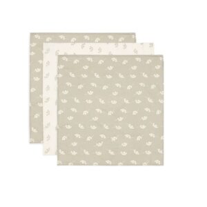 Jollein-muslinlinad-Twig-Olive-Green-3tk-70x70cm