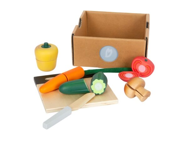 Legler wooden vegetable cutting set Fresh