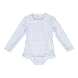Little-Dutch-ujumistrikoo-pikkade-varrukatega-Daisies-Blue