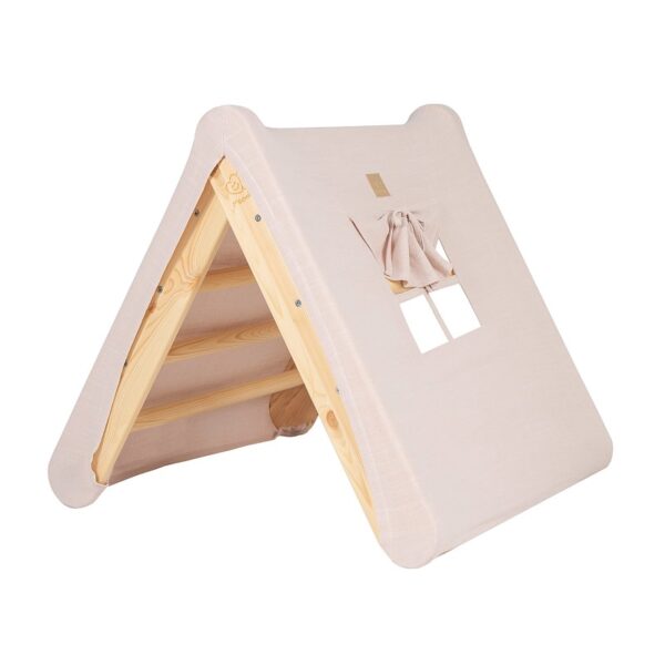 Meowbaby-Montessori-puidust-redel-koos-kattega-Pink-and-Natural
