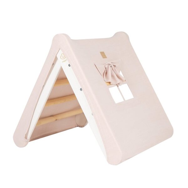 Meowbaby-Montessori-puidust-redel-koos-kattega-Pink-and-White