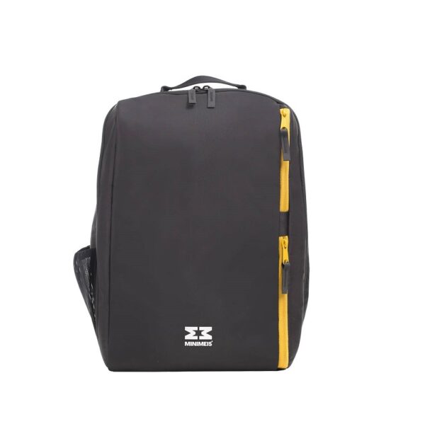 MiniMeis-backpack-Yellow-Black-seljakott