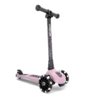 SCOOTANDRIDE-Highwaykick-3-LED-laste-toukeratas-Rose