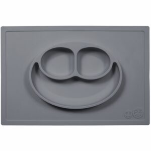 ezpz-happy-mat-placemat-plate-gray