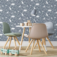 pastelowe-love-tapeet-forest-animals-blue
