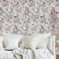 pastelowe-love-tapeet-woodland-pink