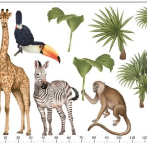 seinakleebis-safari-loomad-II-moodud