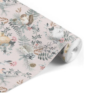 tapeet-woodland-pink-pastelowe-love