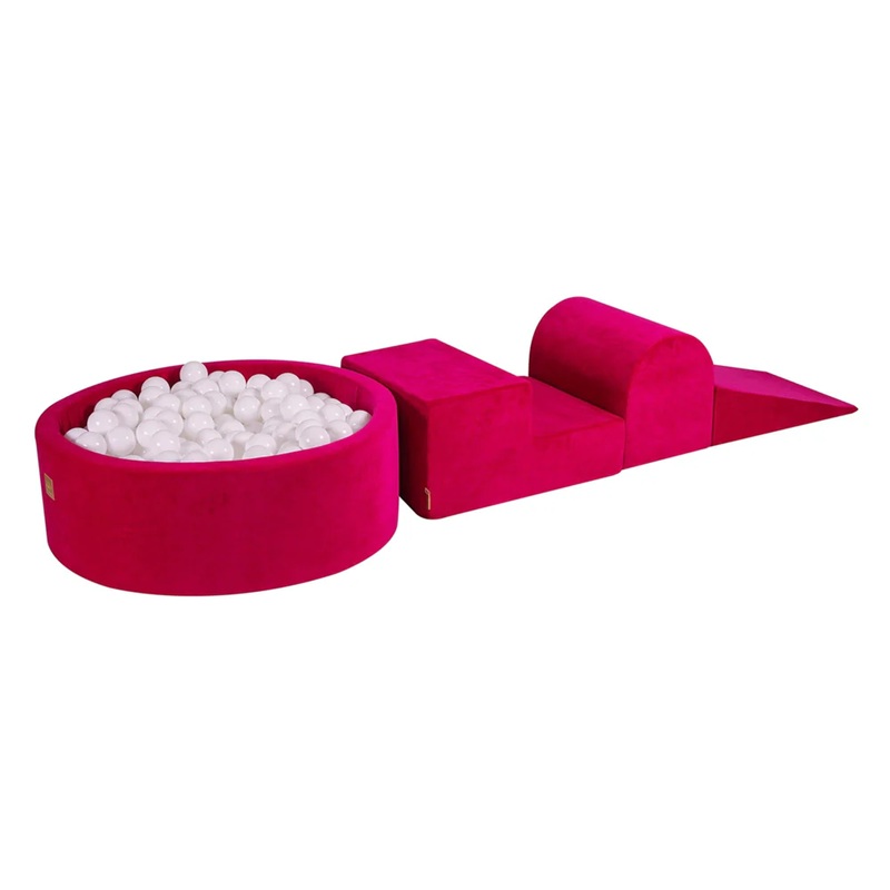 Meowbaby-Foam-Playset-koos-pallimerega-ümmargune-Velvet-Magenta