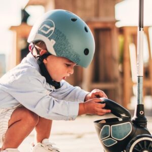 Scoot-and-Ride-väikelaste-jalgrattakiiver-helkuritega-steel1