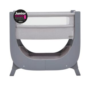 Shnuggle-Air-beebihäll-voodi-kõrvale-Grey