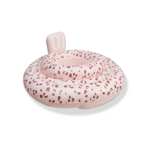 Swim-Essentials-täispuhutav-beebi-ujumisrõngas-Old-Pink-Leopard