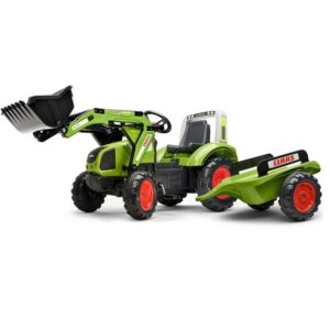 FALK-haagisega-traktor-lastele-koos-kopaga-roheline