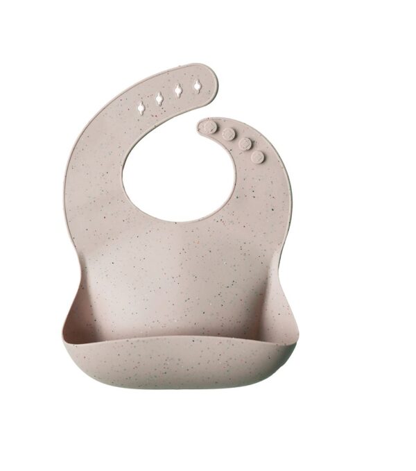 Mushie-silikoonist-pudipõll-mustriga-Sand-Terrazzo