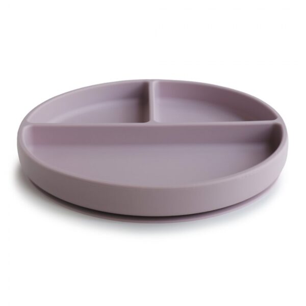 Mushie-silikoonist-taldrik-iminapaga-Soft-Lilac