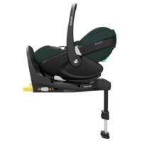 Maxi-Cosi-Pebble-360-Pro²-turvahäll-FamilyFix-360-Pro-alus-Twillic-Green