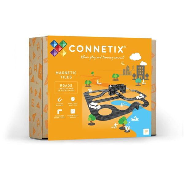 Connetix-magnetklotsid-48-tk-Ramps-&-Intersections-Pack