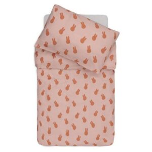 Jollein-voodipesukomplekt-Miffy-Shadow-Wild-Rose-100x140cm