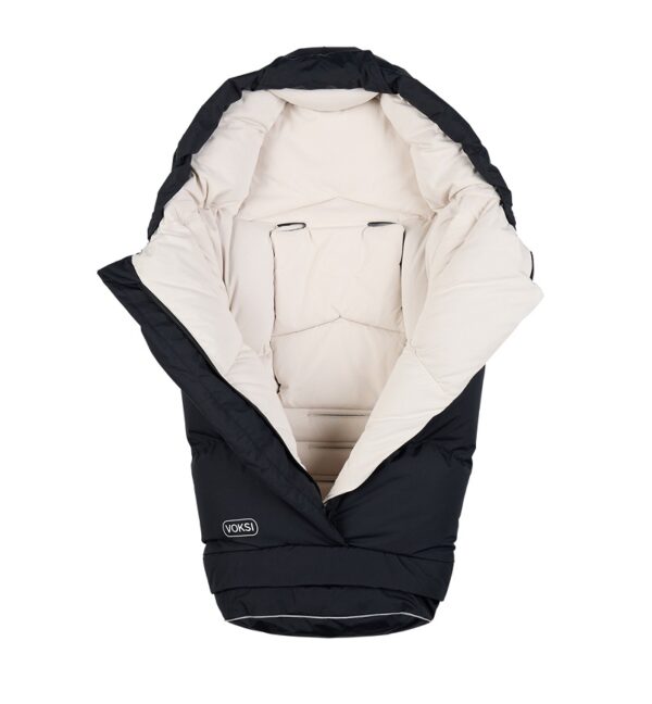 voksi-city-north-black-cream-footmuff