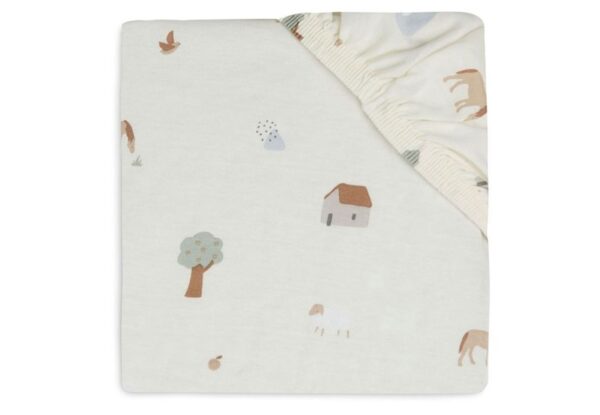 Jollein-beebi-voodilina-kummiga-Farm-40-50x80-90cm
