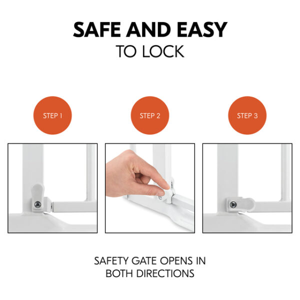 Hauck-Clear-Step-Autoclose2-turvavärav-ja-9cm-pikendus-White3