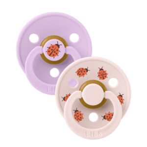 Bibs-lutt-2-pakk-Ladybug-Violet-Sky-Mix