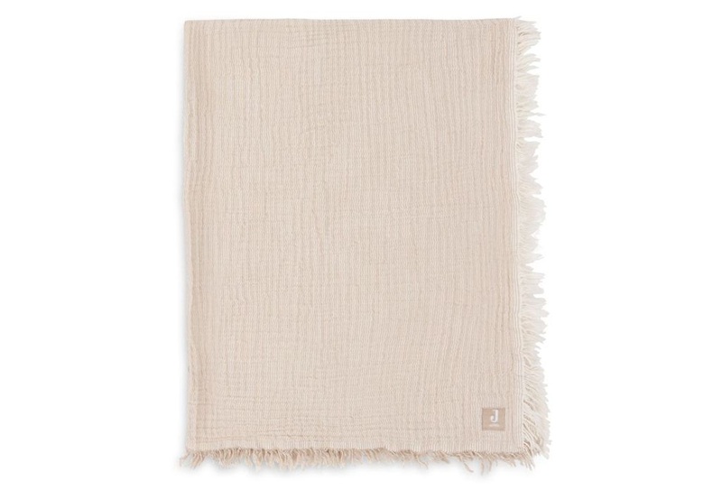 Jollein-musliinist-beebitekk-narmastega-Biscuit-120x120cm