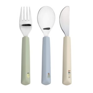 Lässig-laste-söögiriistade-komplekt-Happy-Fruits-Lemon