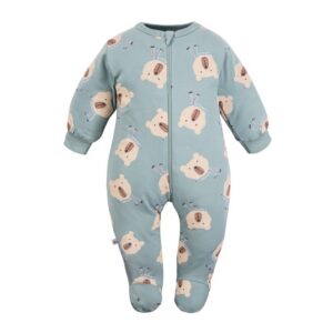 Puuvillane-kombinesoon-beebidele-Beary-Cool-sinine