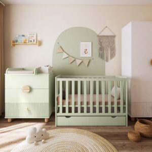 Võrevoodi-Bambi-2in1-sahtliga-60x120cm