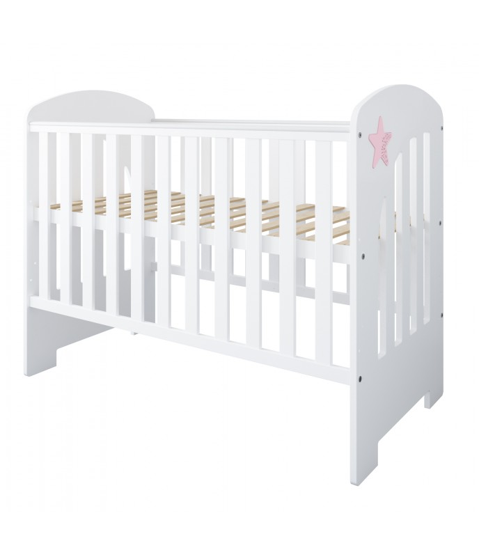 Võrevoodi-Star-2in1-60x120cm-roosa