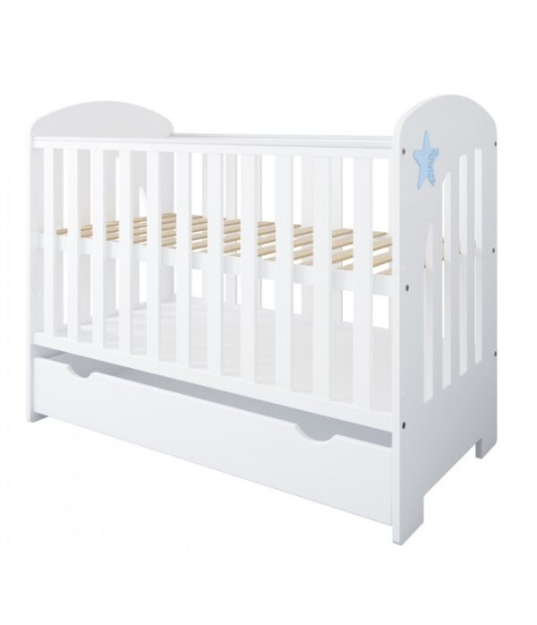 Võrevoodi-Star-2in1-sahtliga-60x120cm-sinine