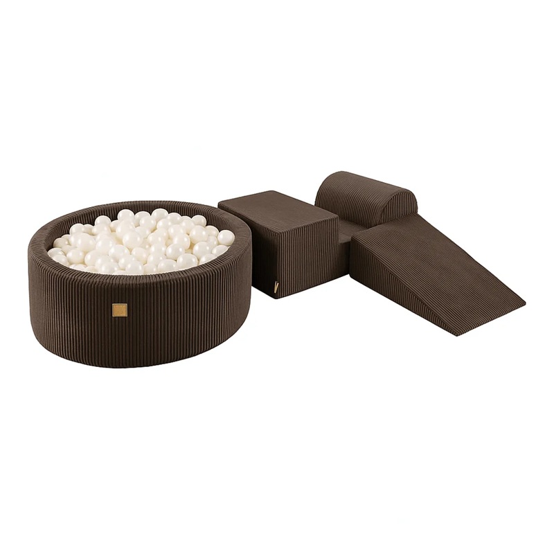 Meowbaby-Foam-Playset-koos-pallimerega-ümmargune-Aesthetic-Brown