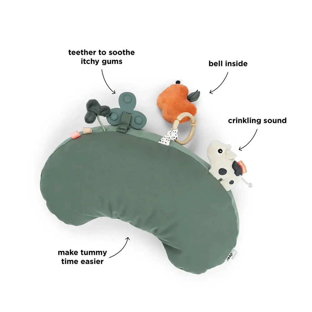 Tummy-time-activity-pillow-Tiny-farm-Green-tegeluspadi