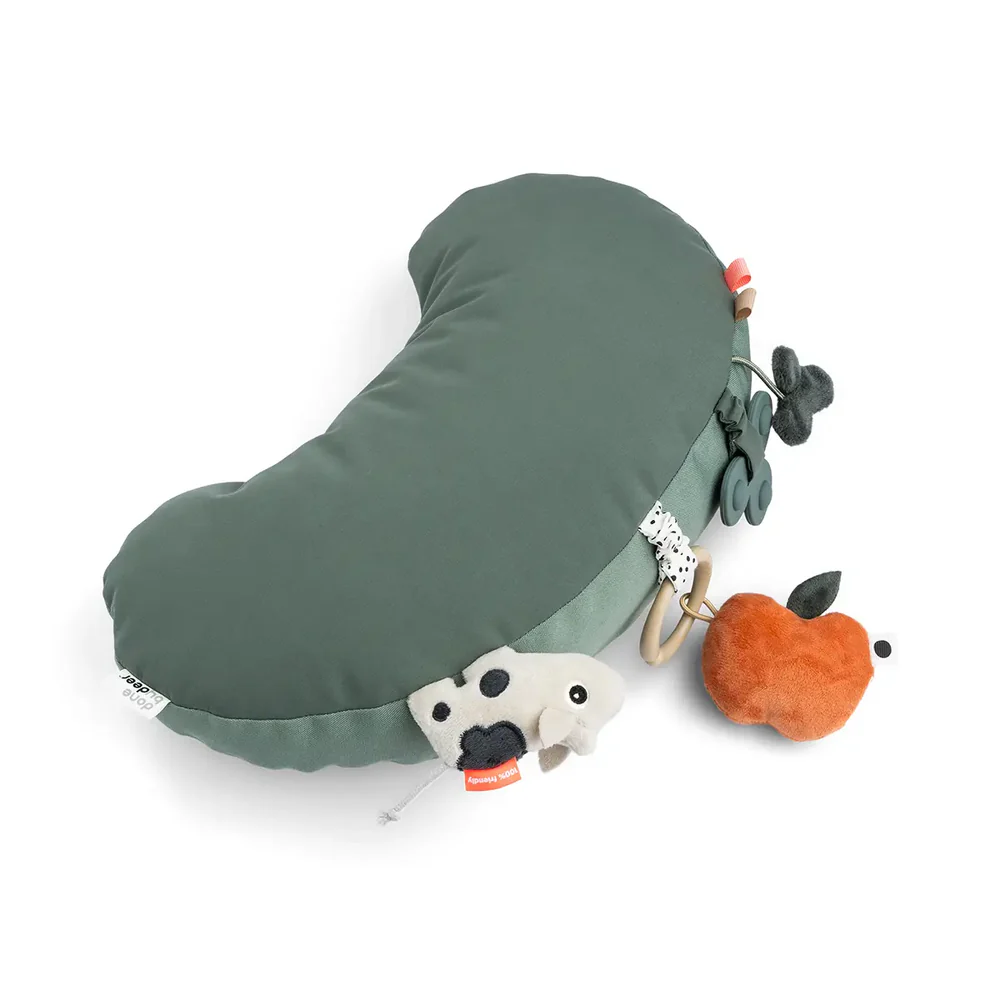 Tummy-time-activity-pillow-Tiny-farm-Green