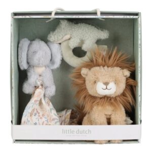 Little-Dutch-kinkekomplekt-pehmete-mänguasjadega-Safari-Friends