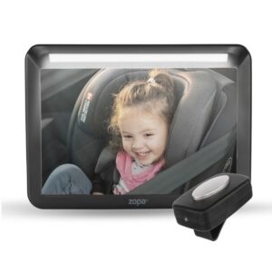 Zopa-beebipeegel-autosse-led-valgusega-Deluxe