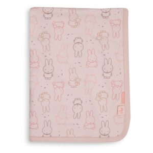 Jollein-beebitekk-Miffy-Moments-75x100cm-Silk-Rose